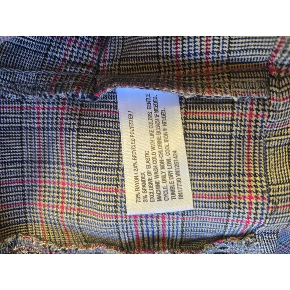 Wild Fable Halter Crop Top Size XS Womens Plaid Y2K spaghetti Strap - Picture 7 of 8